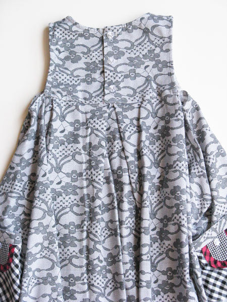 Deux Par Deux Knit Lace Pattern Dress Toddler Size 2