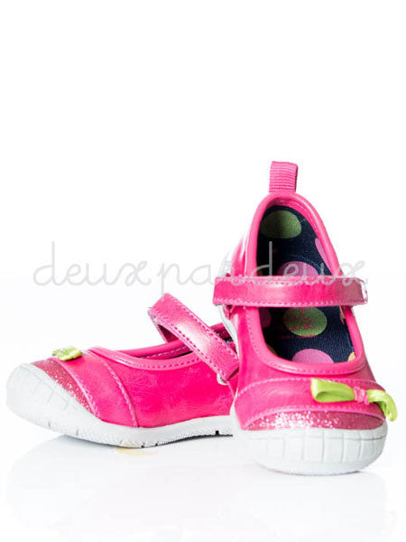 Deux Par Deux Toddler Girls Mary Jane Sneakers Cart De Mode Size 7, 8