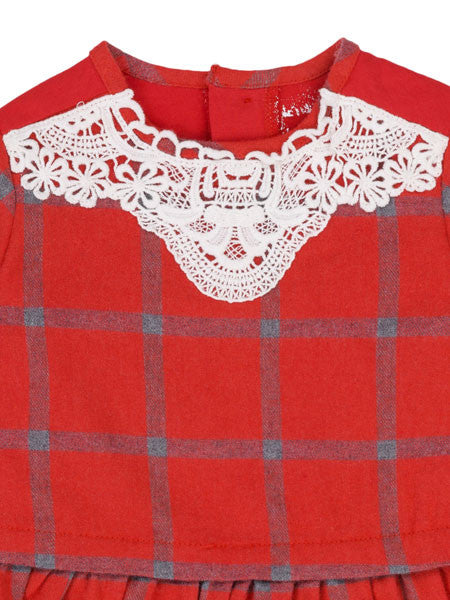 Deux Par Deux Red Plaid Dress Baby & Toddler Girls