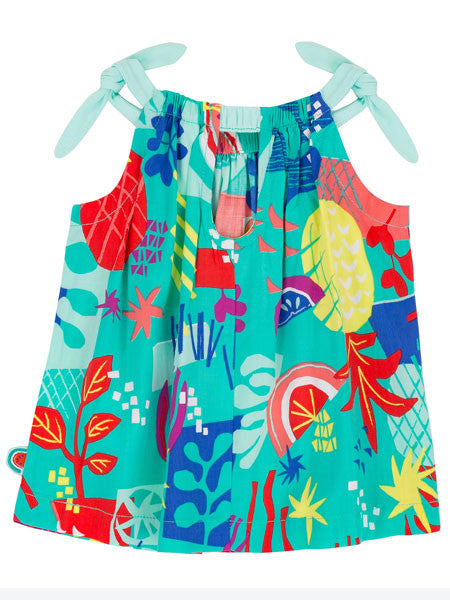 Deux Par Deux Cold Press Fashion Printed Tunic & Legging Set 12M-6Y