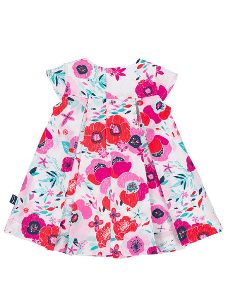 Deux Par Deux High Style at Low Tide Floral Dress 12M-4