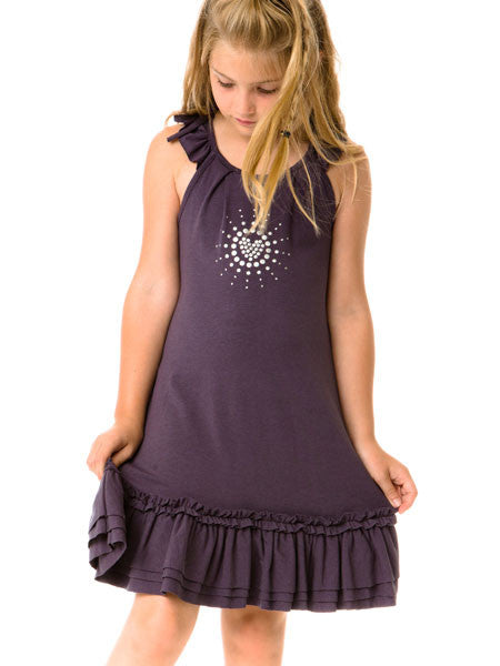 Deux Par Deux Girls Jersey Dress Size 5 Jeanne & Ronron Collection