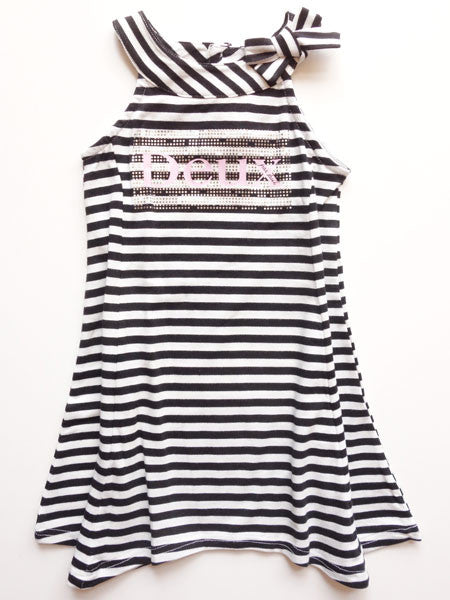 Deux Par Deux Stripe Jersey Dress Sizes 2, 3