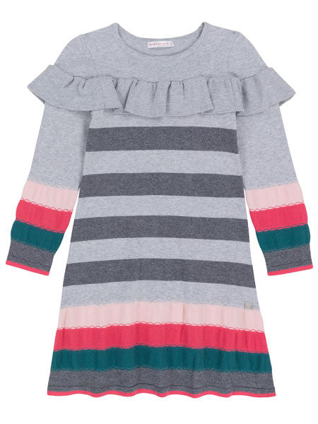 Deux Par Deux Unicorns Are Real Striped Knit Dress