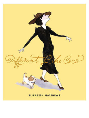 "Different Like Coco" illustrated biography of Coco Chanel, Hardcover – llbd shop