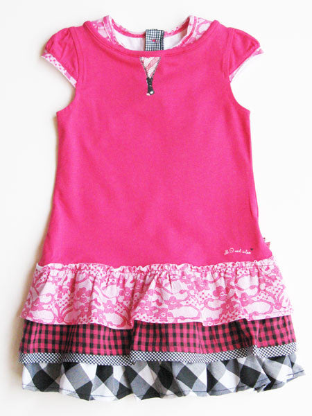 Deux Par Deux Baby  & Toddler Fushcia Jersey Dress Sizes 6M-2