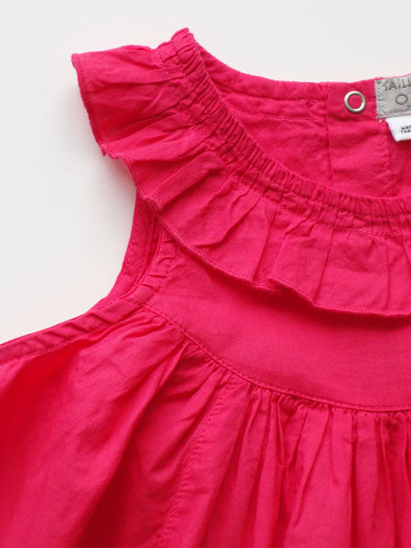 Eliane et Lena Infant Girls Fuchsia Natal Dress Size 6M