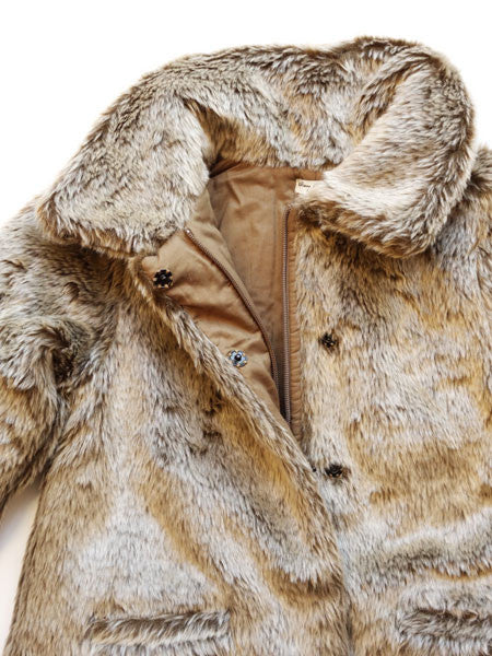 Eliane et Lena Faux Fur Coat Size 4