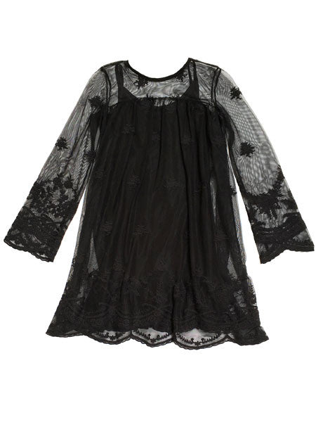 FiveLoaves TwoFish Aylee Black Dress Girls Sizes 8 & 14