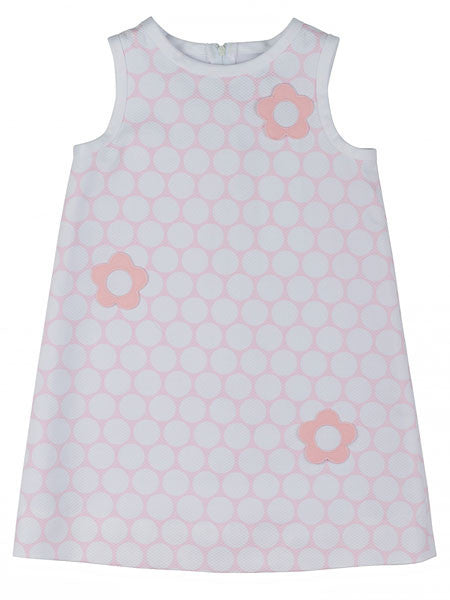 Florence Eiseman Pique Polka Dot Dress Size 4T