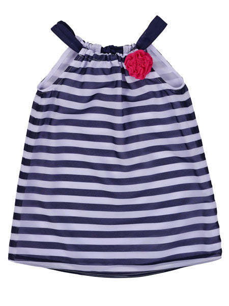 Florence Eiseman Striped Chiffon Shift Dress Sizes 4T, 4, 5