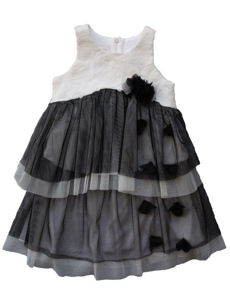 Isobella & Chloe Estelle White & Black Dress Sizes 12M, 24M, 4T