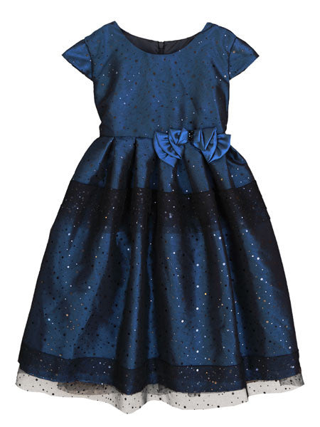 Isobella & Chloe Midnight Star Party Dress      Sizes 12M-2T