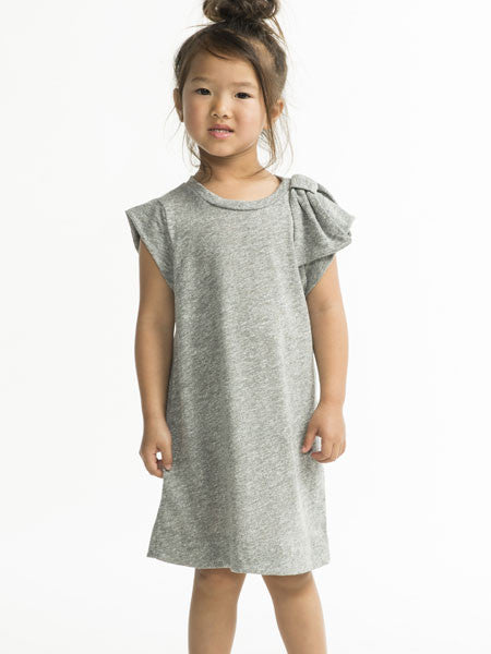 Joah Love Grey Ulla One Bow Dress Sizes 2, 3, 4, 5