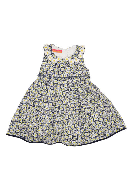 Kate Mack Navy Blue Daisy Chain Print Dress Baby & Toddler