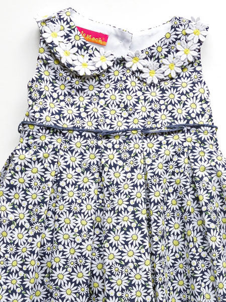 Kate Mack Navy Blue Daisy Chain Print Dress Baby & Toddler