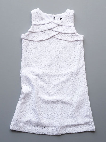 LAUNDRY by Shelli Segal Kate Eyelet Knit Dress Sizes 4-6X