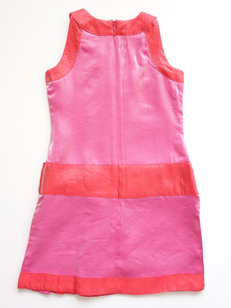 LAUNDRY by Shelli Segal Kelly Girls Fuchsia Dress Size 7