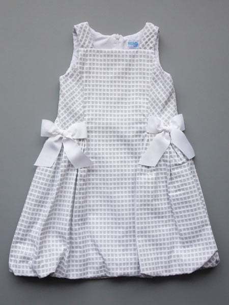 Luli & Me Little Girls Grey Pique Dress Sizes 6, 6X