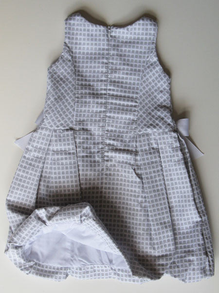 Luli & Me Little Girls Grey Pique Dress Sizes 6, 6X