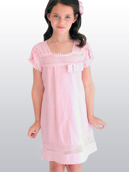 LAUNDRY by Shelli Segal Pink Maria Dress  Little Girls Sizes 5 ,6, 6X
