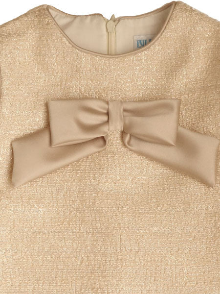 LulI & Me Gold Boucle Party Dress 2T-6 llbd shop LulI & Me Gold Boucle Party Dress 2T-6 llbd shop