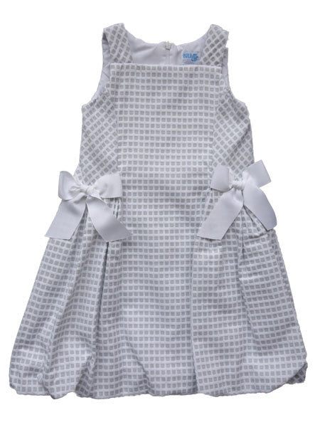 Luli & Me Little Girls Grey Pique Dress Sizes 6, 6X