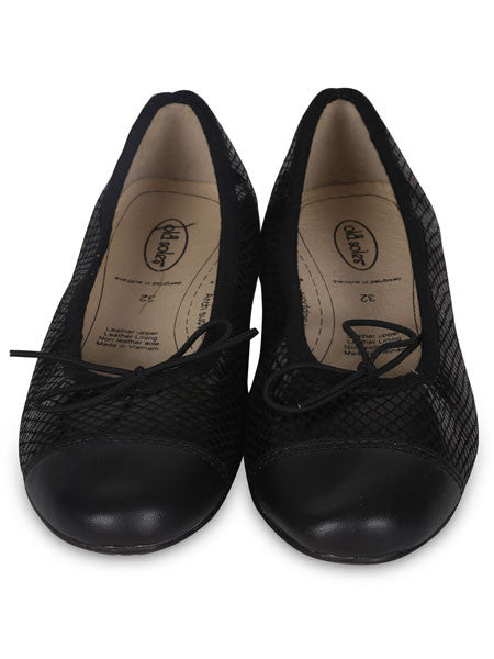 Old Soles Brule Black Toe Tip Girls Shoes