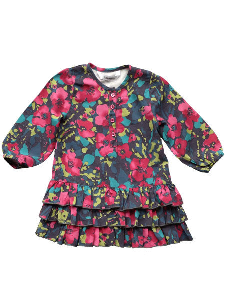 3 Pommes Floral Print Dress Baby & Toddler Girls