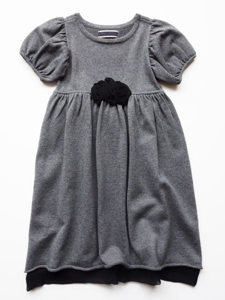 Saurette Gray Toddler & Girls Sweater Dress llbd shop Exculsive Sizes 2-8