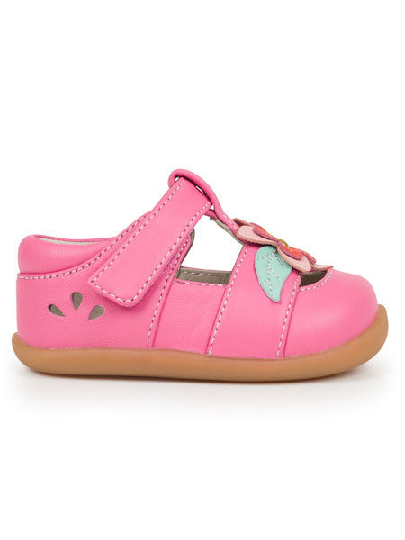 See Kai Run Avery Baby Girls Hot Pink T-Strap Sandal