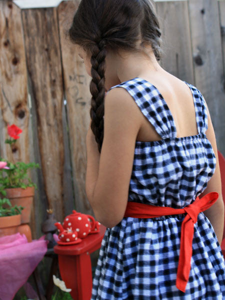 llbd Hamptons Check Sundress Sizes 2T-7