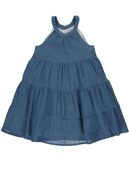 Vignette Maleia Dress in Blue