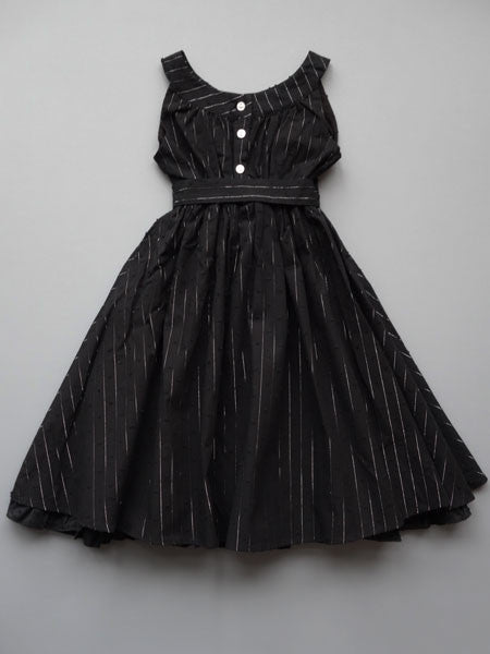 llbd City Girl Black Stripe Dress Sizes 2T-7